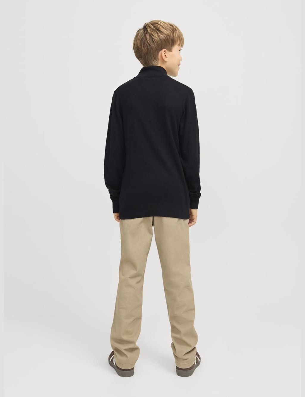 Cotton Rich Half Zip Knitted Sweatshirt (8-16 Yrs) 3 of 7