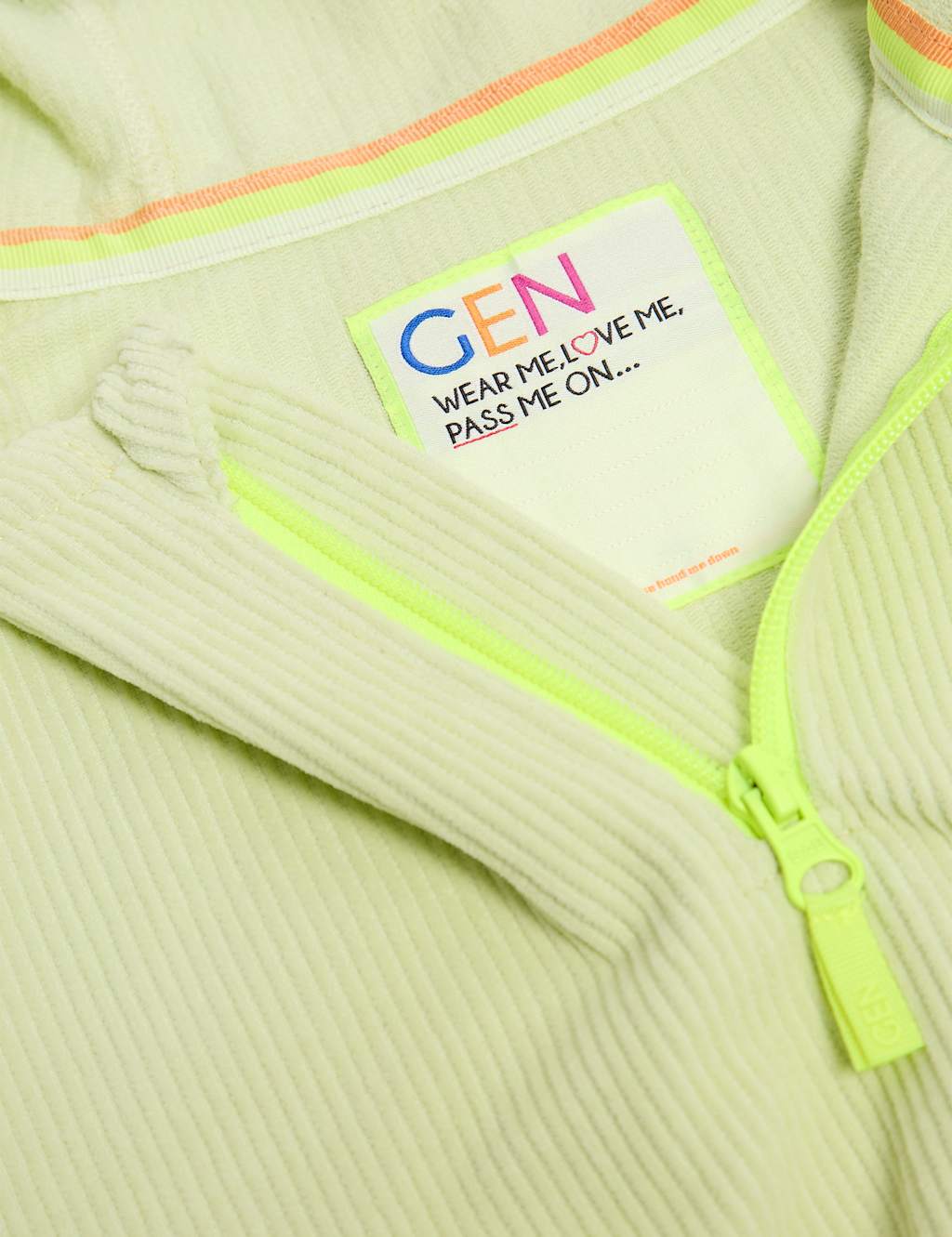 Cord Half Zip Hoodie (2-8 Yrs) 3 of 5