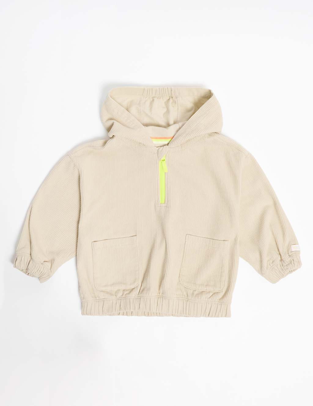 Cord Half Zip Hoodie (2-8 Yrs) 2 of 5