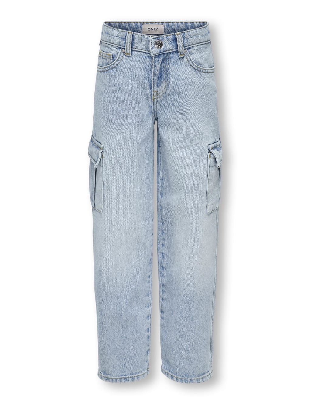 Relaxed Denim Cargo Jeans (8-14 Yrs) 2 of 7