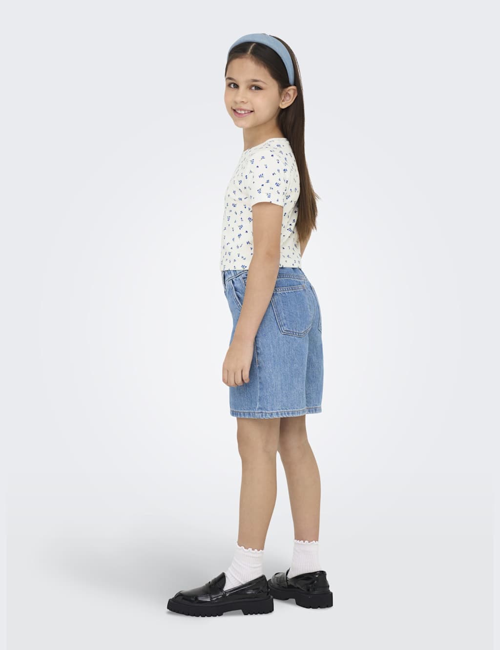Cotton Rich Floral Cropped Top (7-14 Yrs) 3 of 5