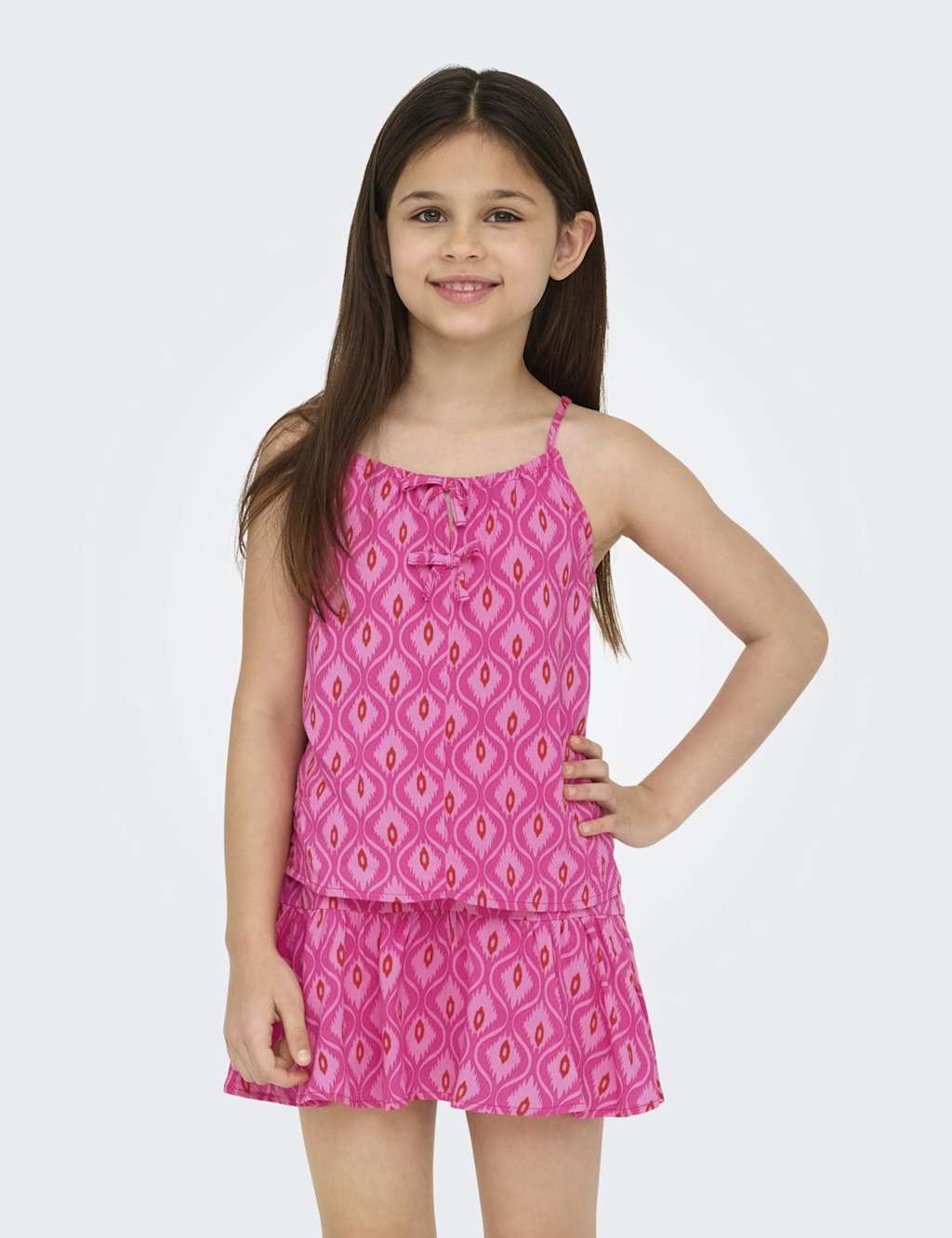 Printed Bow Detail Top (8-14 Yrs) 3 of 4