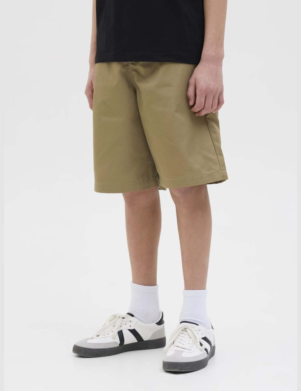 Cotton Blend Chino Shorts (8-16 Yrs) 1 of 7