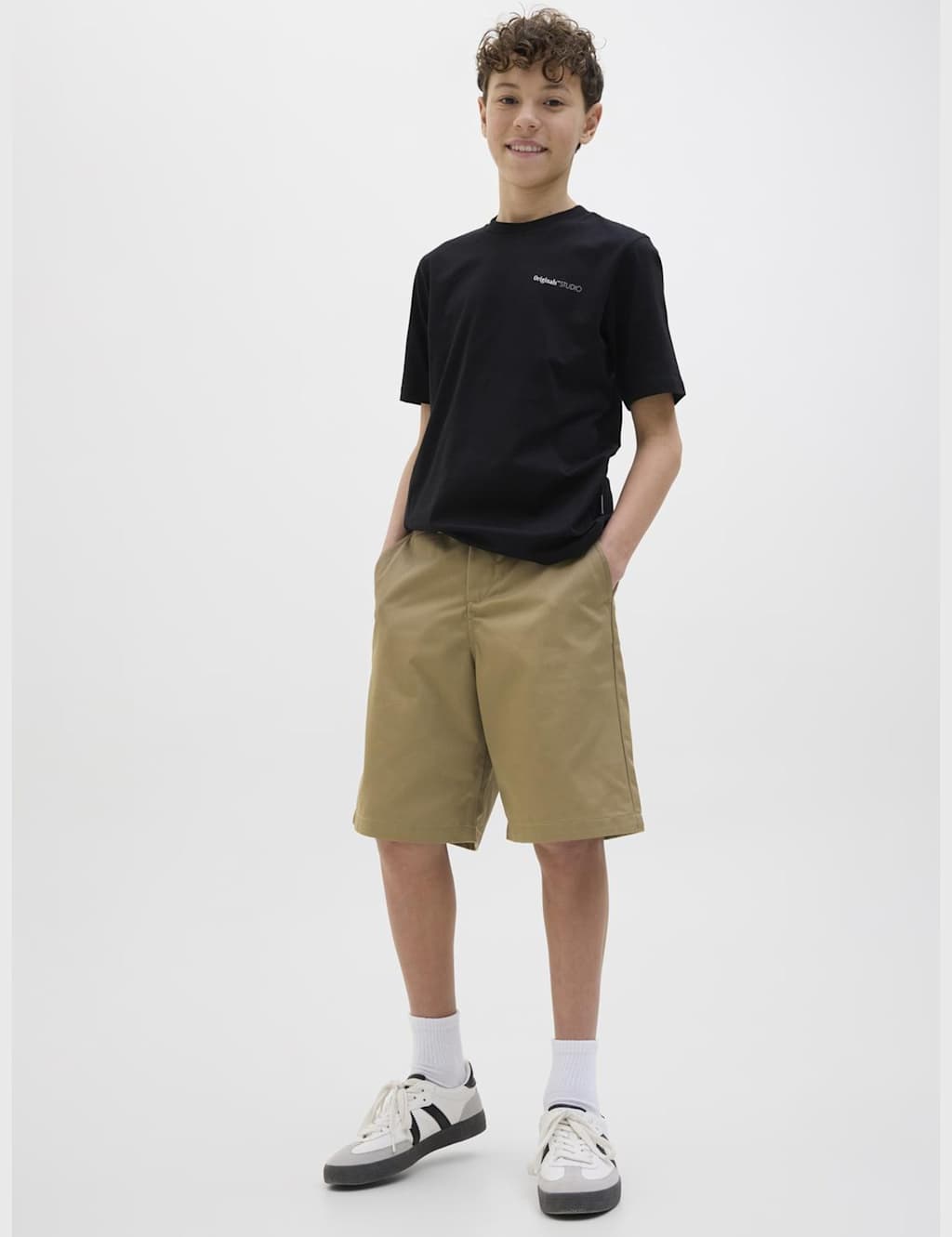 Cotton Blend Chino Shorts (8-16 Yrs) 5 of 7