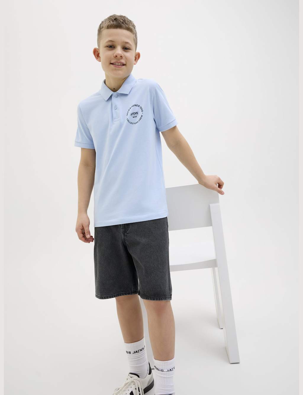 Denim Plain Shorts (8-12 Yrs) 5 of 7