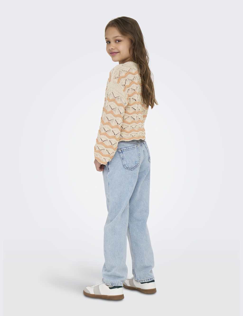 Cotton Blend Patterned Knitted Jumper (7-14 Yrs) 4 of 6