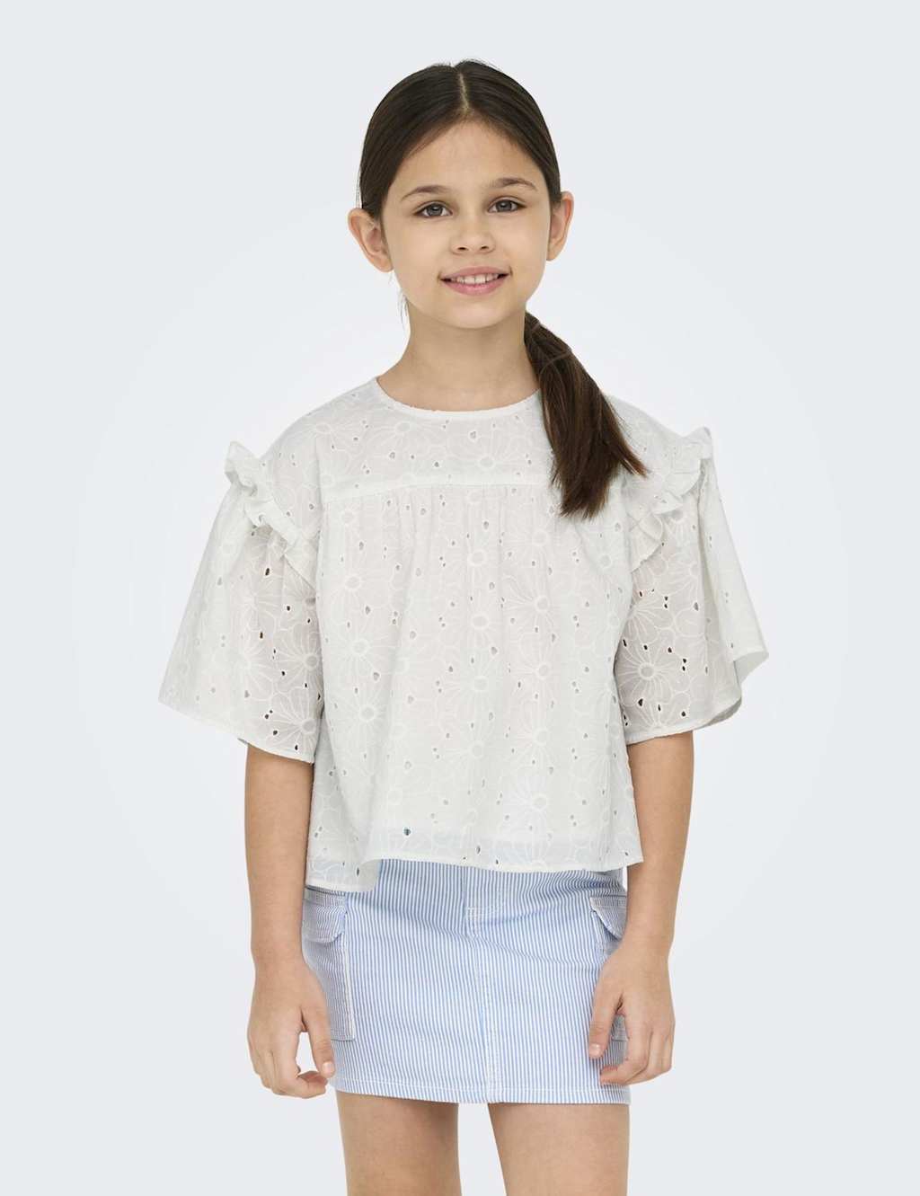 Pure Cotton Embroidered Blouse (8-13 yrs) 1 of 4