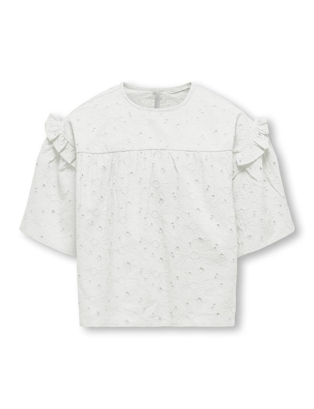 Pure Cotton Embroidered Blouse (8-13 yrs) 2 of 4