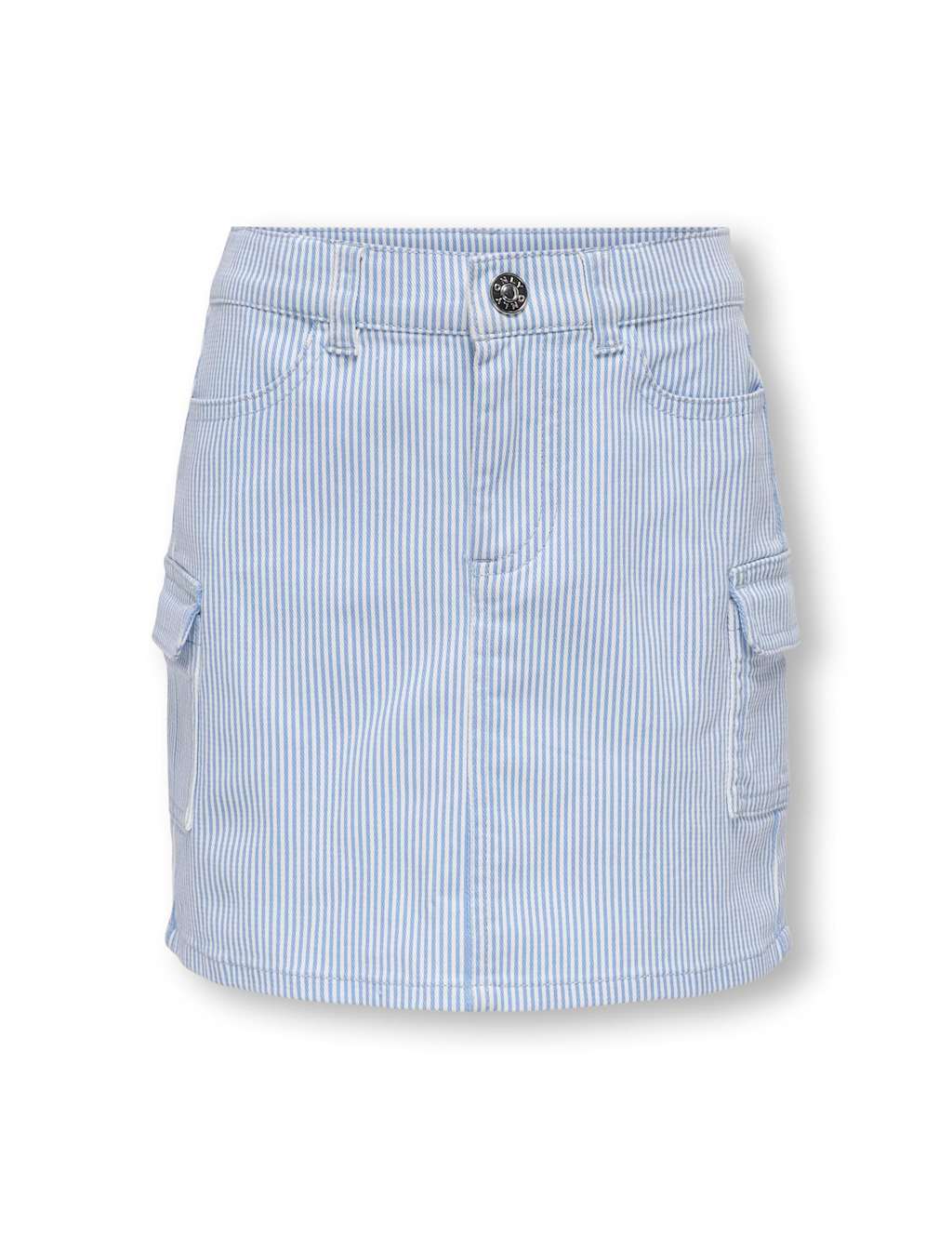 Mini Cotton Rich Striped Cargo Skirt 2 of 4