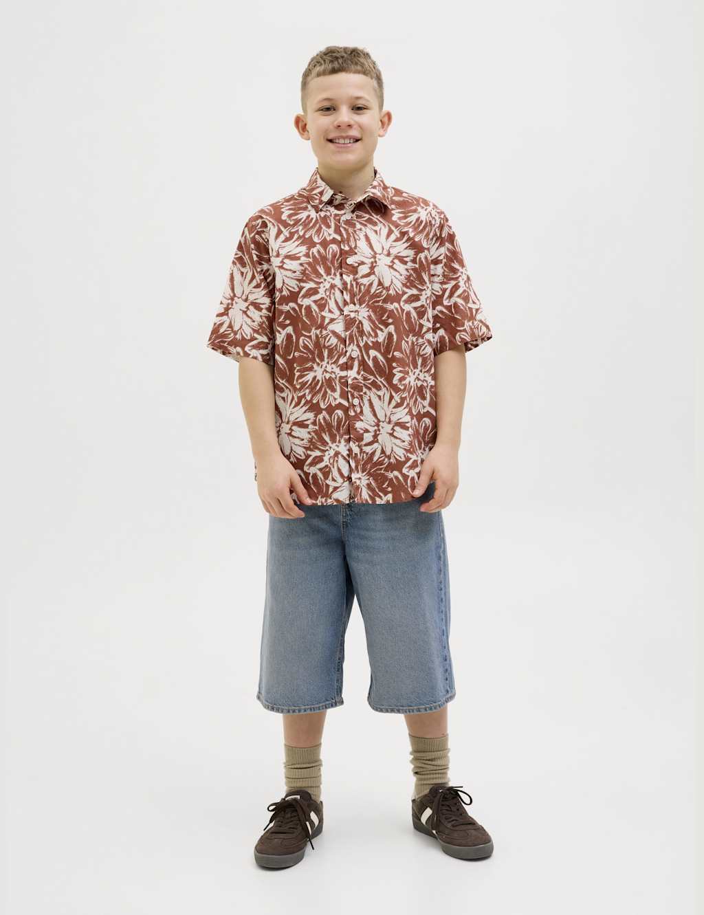 Pure Cotton Patterned Shirt (8-16 Yrs) 3 of 7