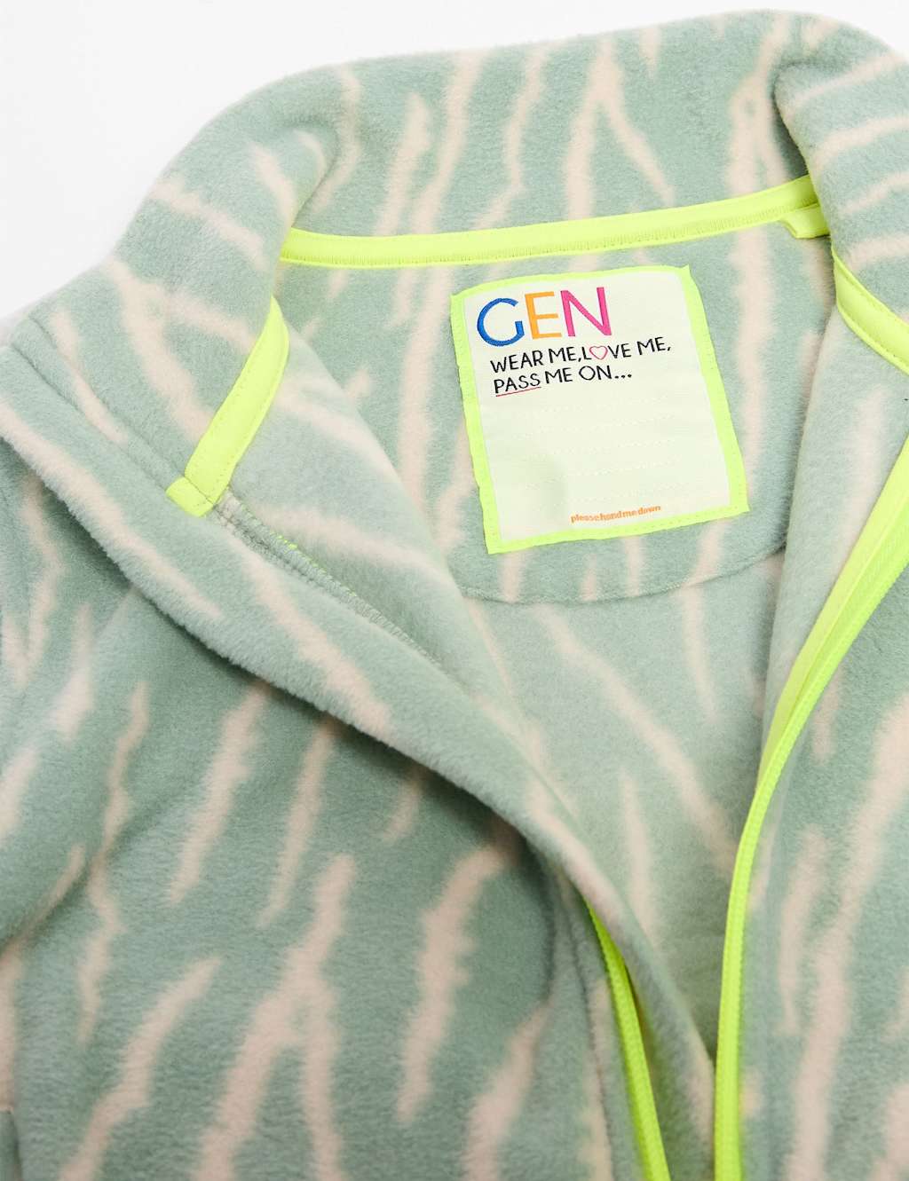 Fleece Tiger Print Hooded Jacket (2-8 Yrs) 2 of 4