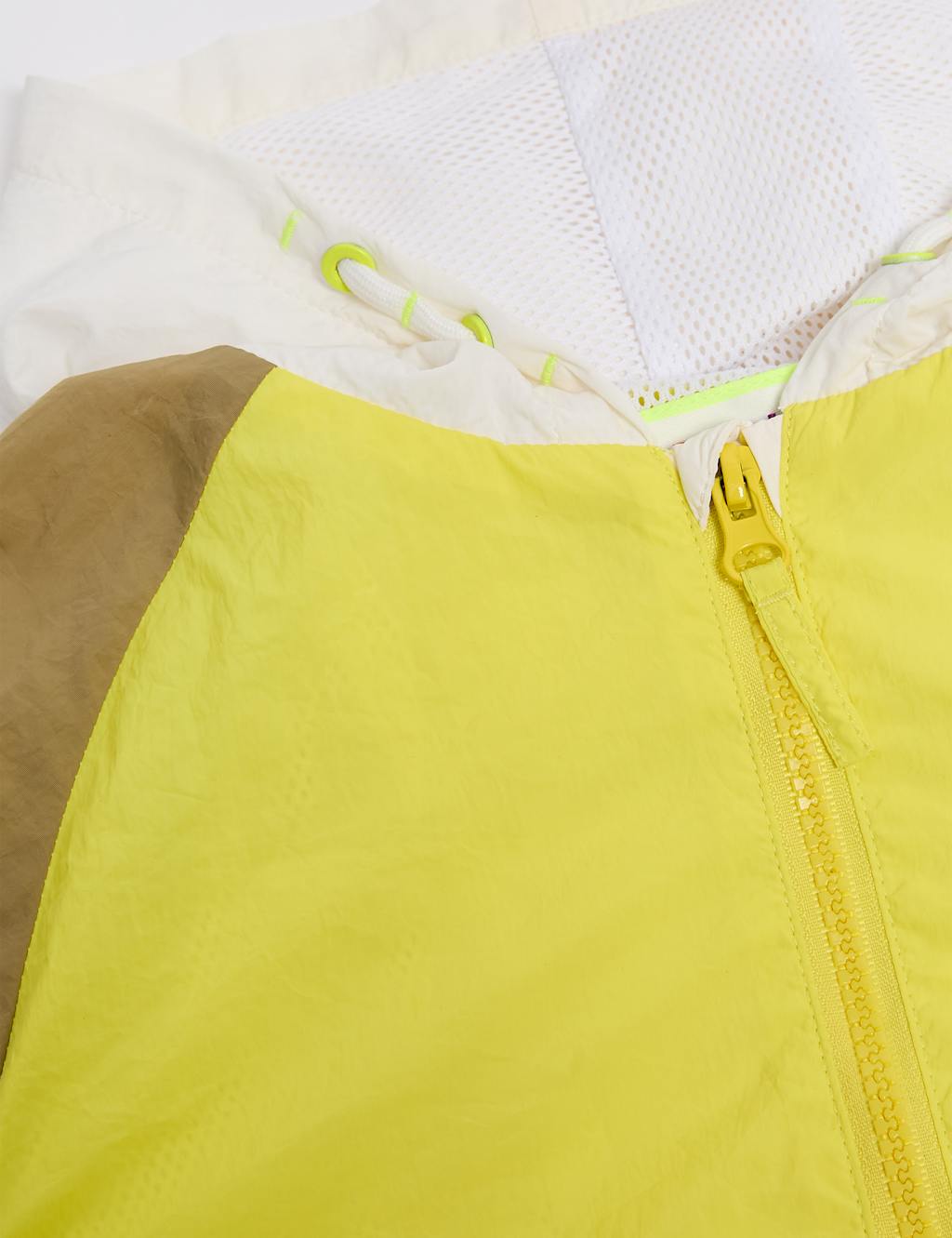 Lightweight Colour Block Hooded Jacket (2-8 Yrs) 3 of 5