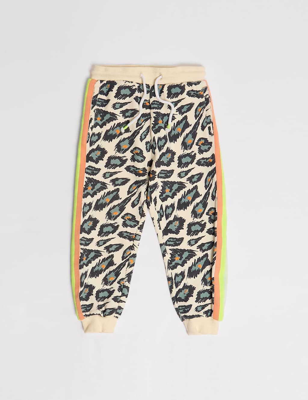 Pure Cotton Animal Print Joggers (2-8 Yrs) 2 of 5