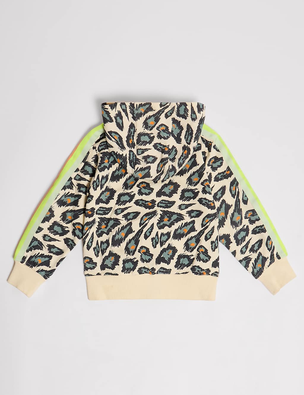 Pure Cotton Printed Oversized Zip Hoodie (2-8 Yrs) 5 of 5