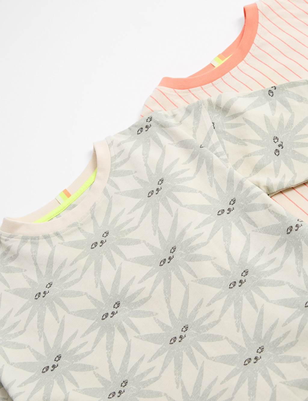 2pk Pure Cotton Sun & Striped Pyjama Sets (2-8 Yrs) 2 of 4