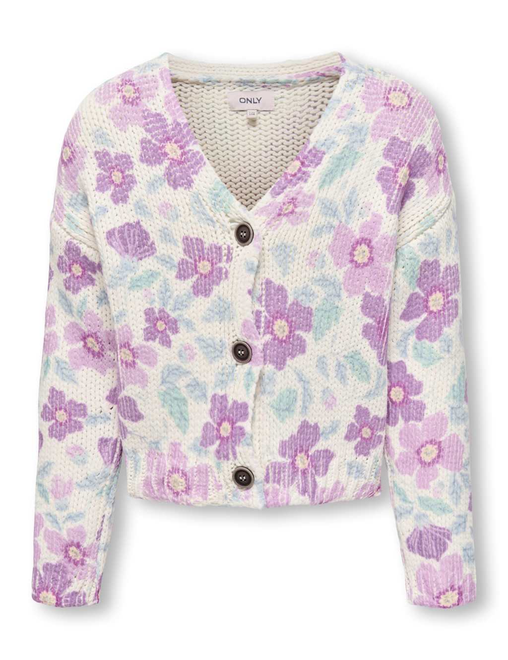 Cotton Blend Floral Cardigan (7-14 Yrs) 2 of 4