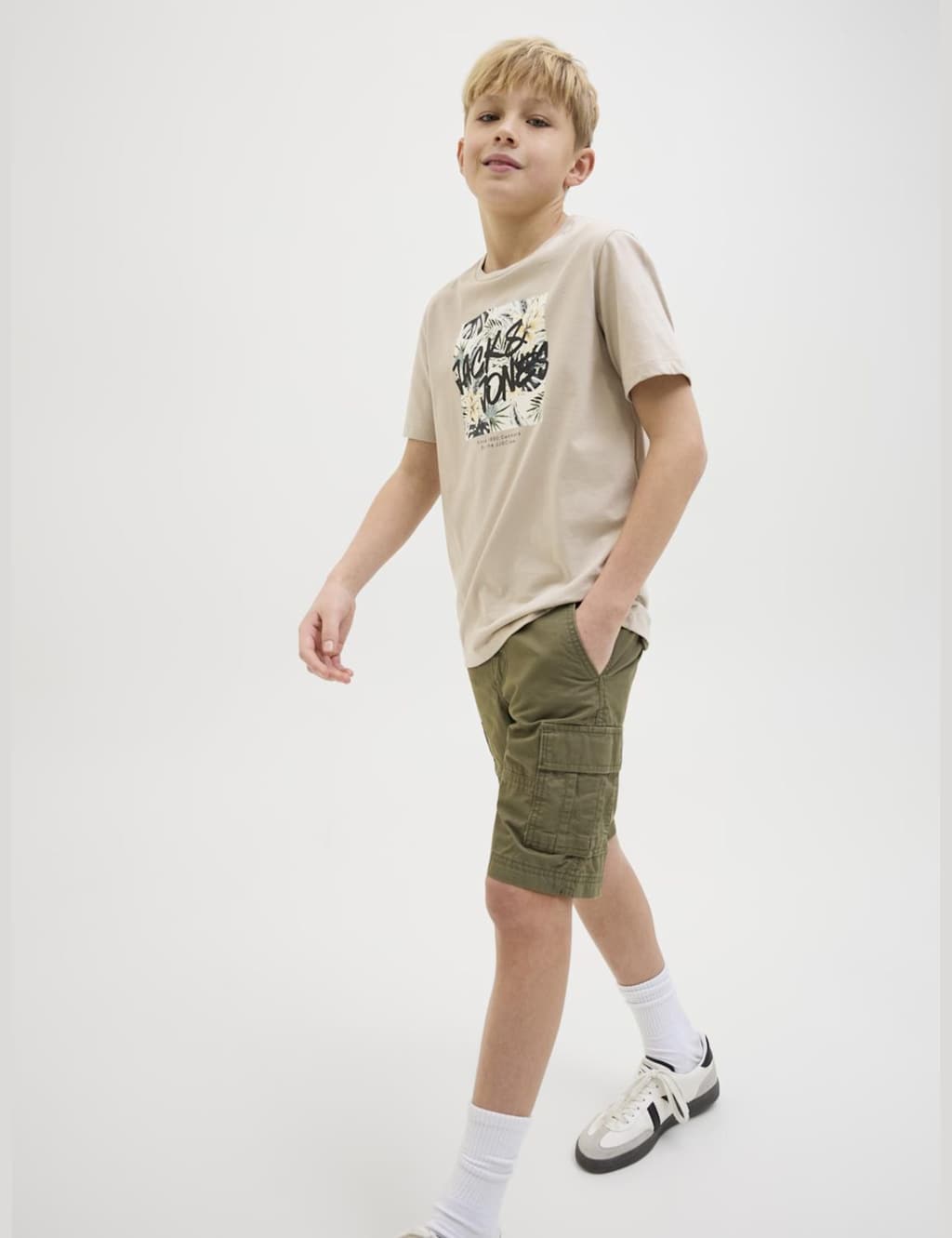 Pure Cotton Cargo Shorts (8-16 Yrs) 5 of 7