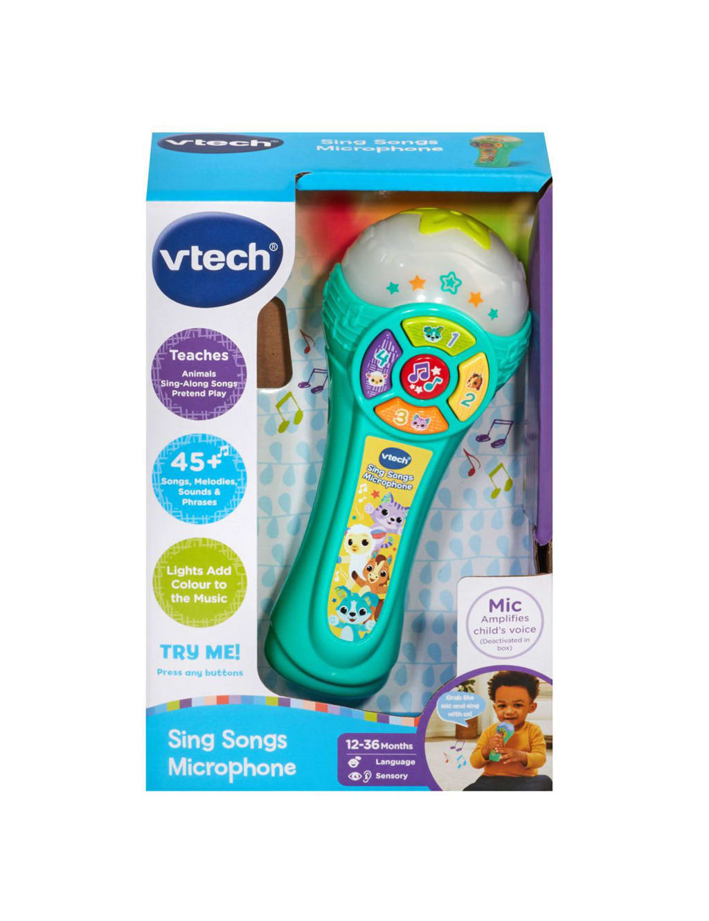 Sing Songs Microphone 1 3 Yrs Vtech M S