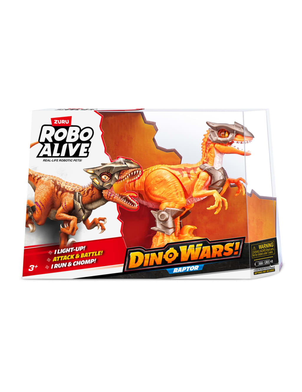 Electronic Dinosaur Raptor Toy 3 Yrs Robo Alive M S