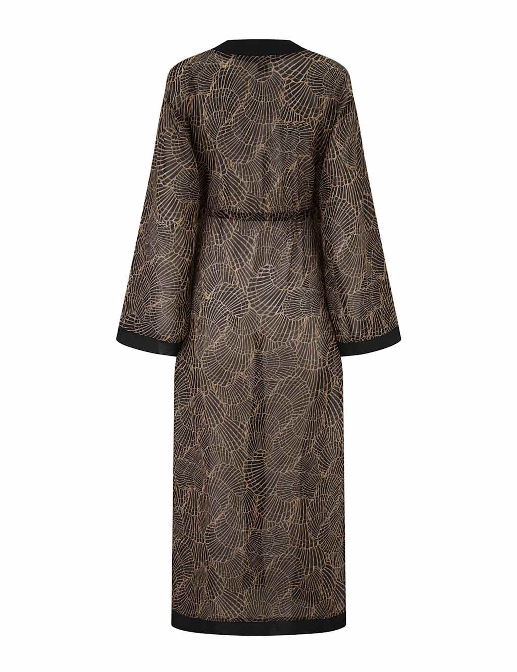 Floral Maxi Kimono Beach Dress 7 of 8