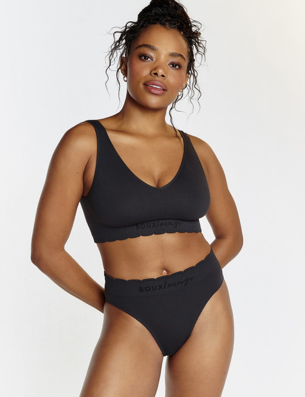 Ribbed Non Wired Seamless Bralette 3 of 8
