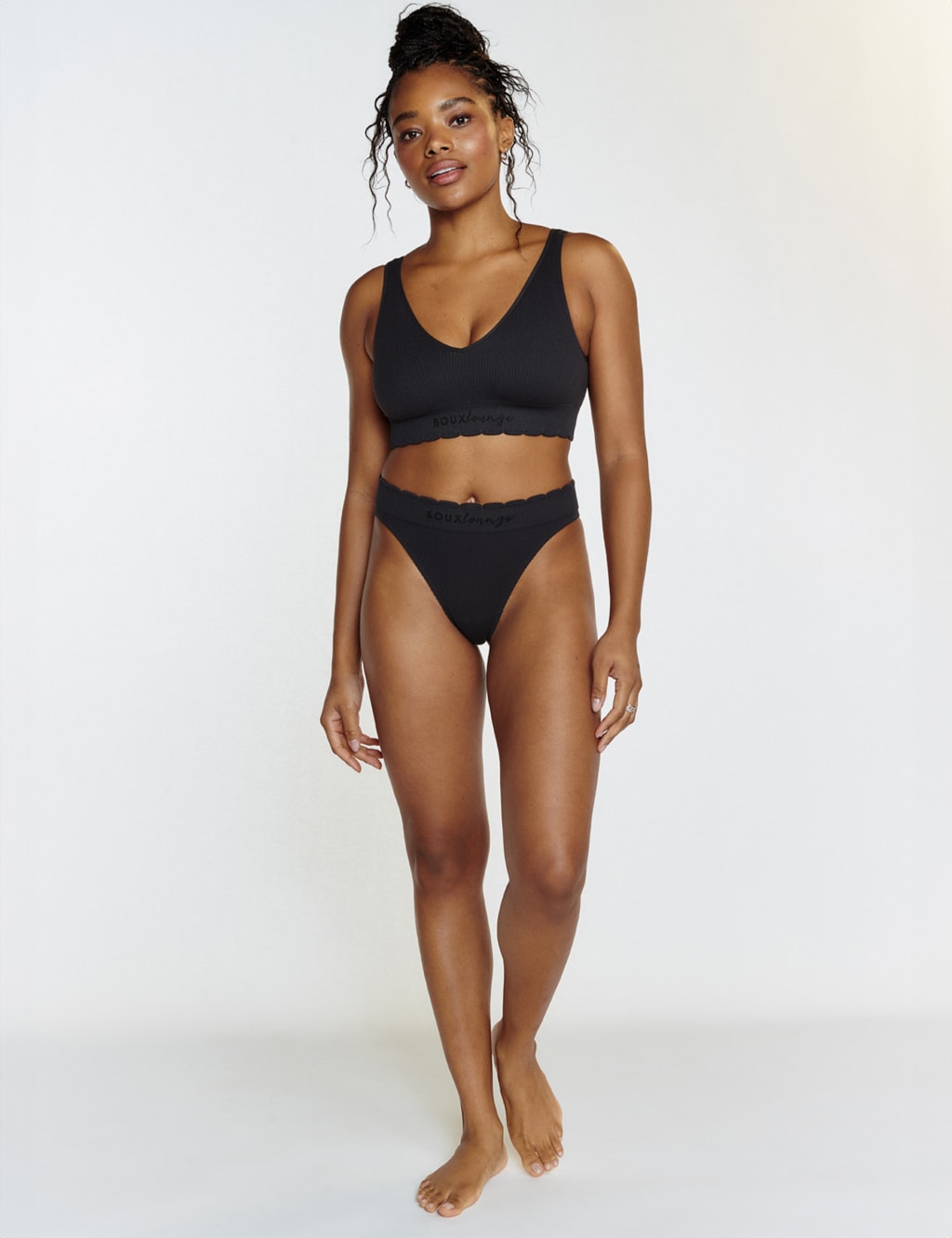 Ribbed Non Wired Seamless Bralette 5 of 8
