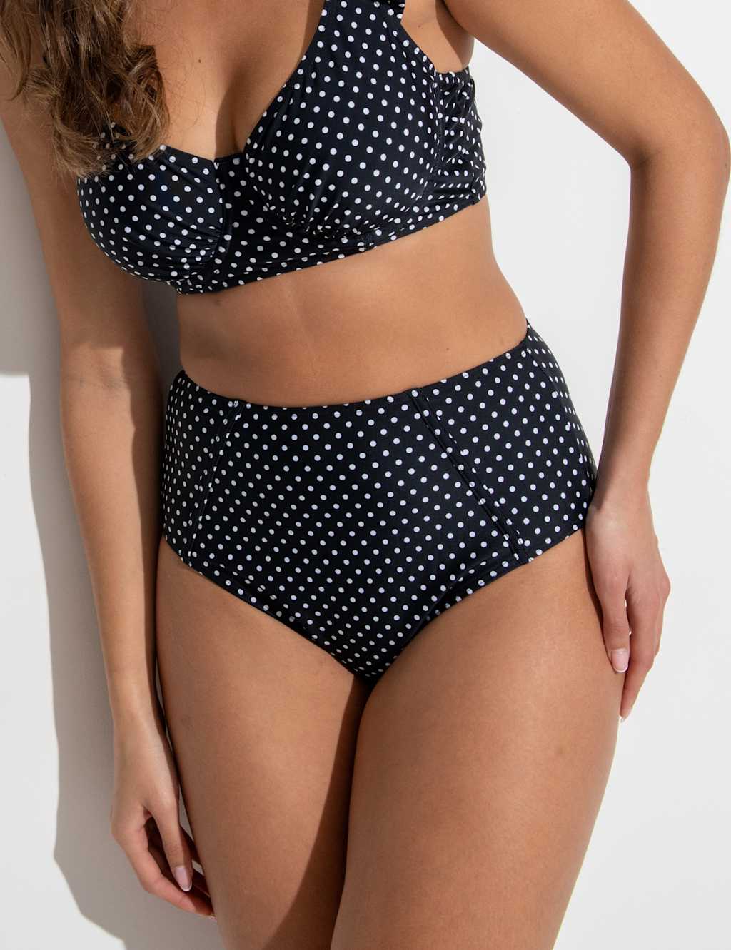 Sicily Polka Dot High Waisted Bikini Bottoms 3 of 6