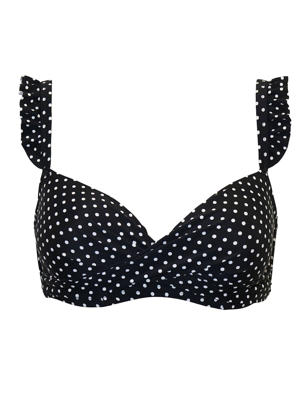Sicily Polka Dot Padded Wired Bikini Top