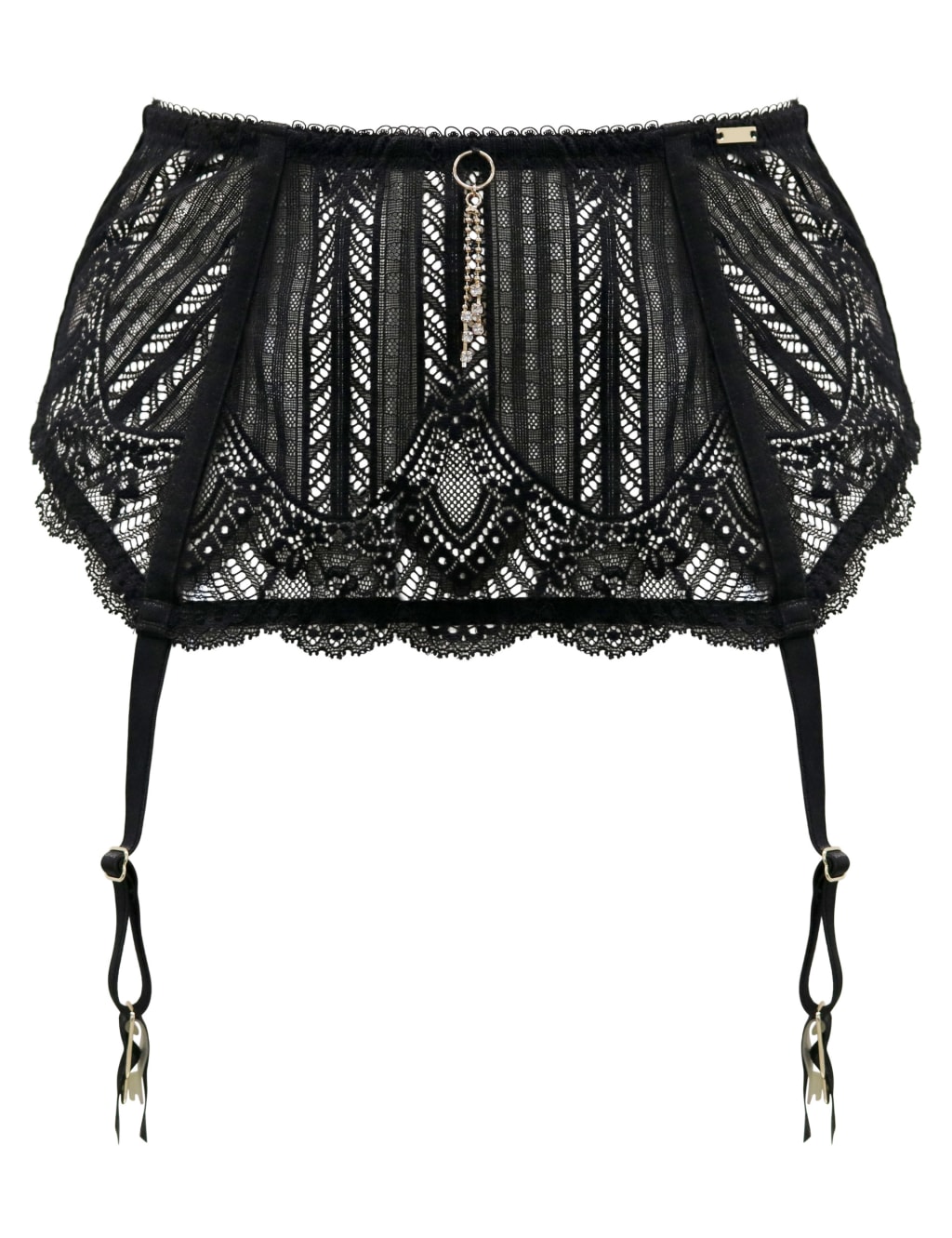 India Demilicious Linear Lace Suspender 2 of 9