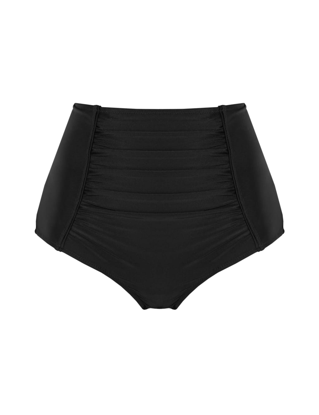 Ruched High Waisted Bikini Bottoms 2 of 6