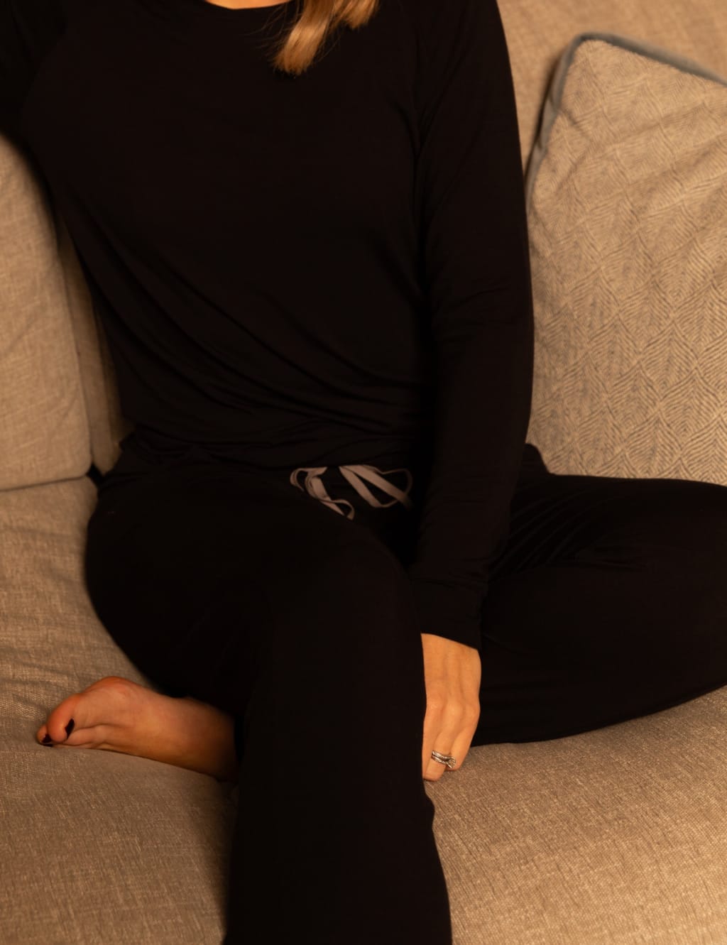 Jersey Cuffed Hem Pyjama Bottoms 3 of 4