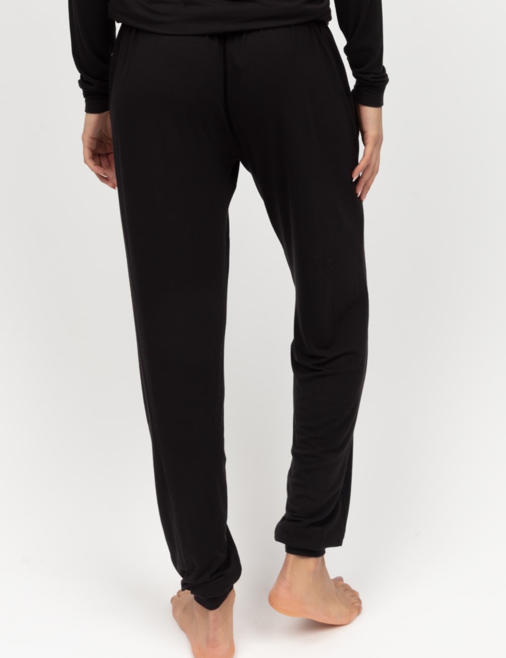 Jersey Cuffed Hem Pyjama Bottoms 4 of 4