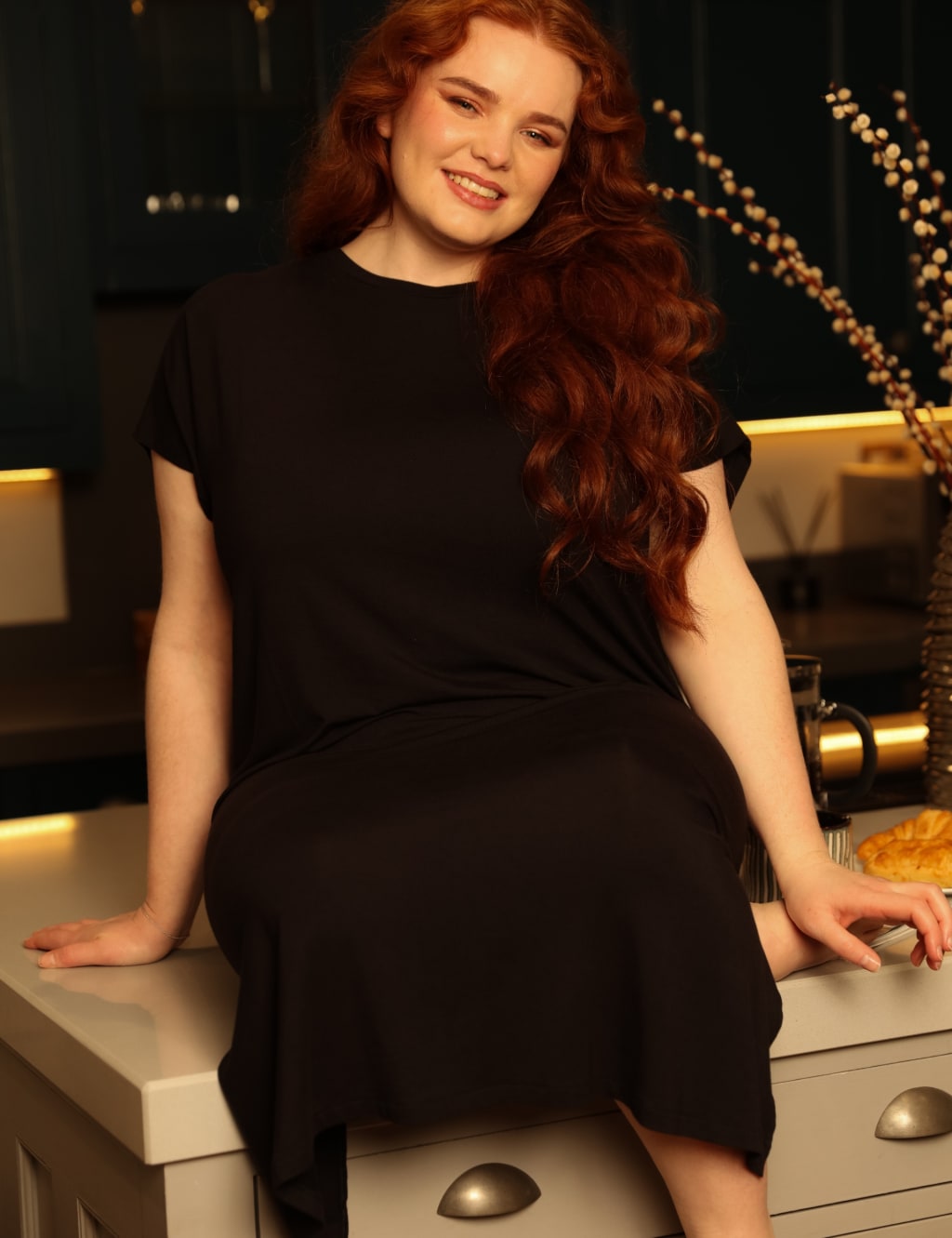 Modal Rich Trim Nightdress 4 of 4