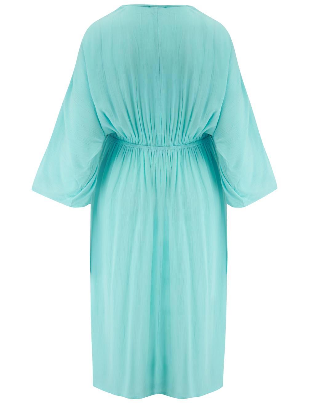 V-Neck Waisted Beach Dress 6 of 8