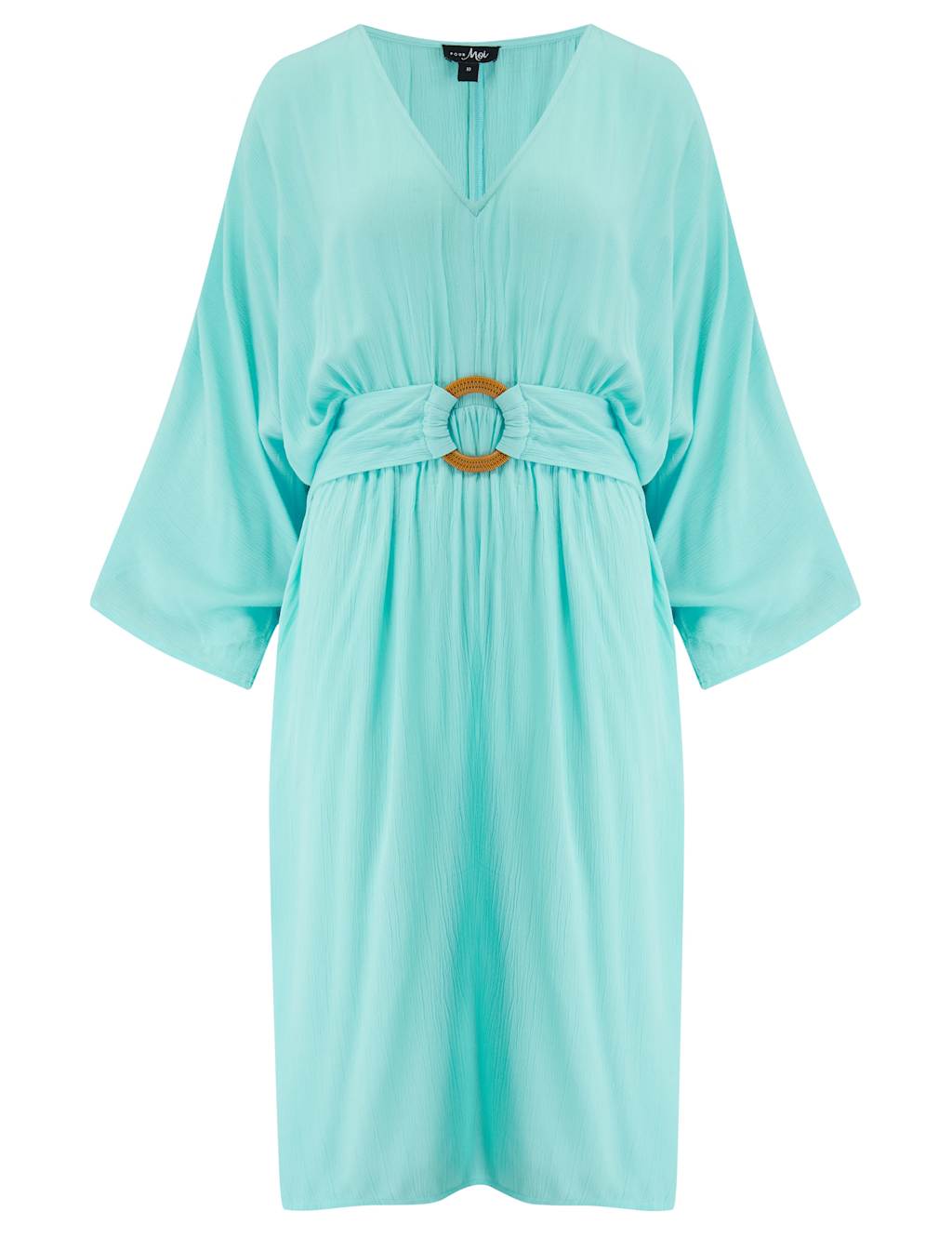 V-Neck Waisted Beach Dress 2 of 8