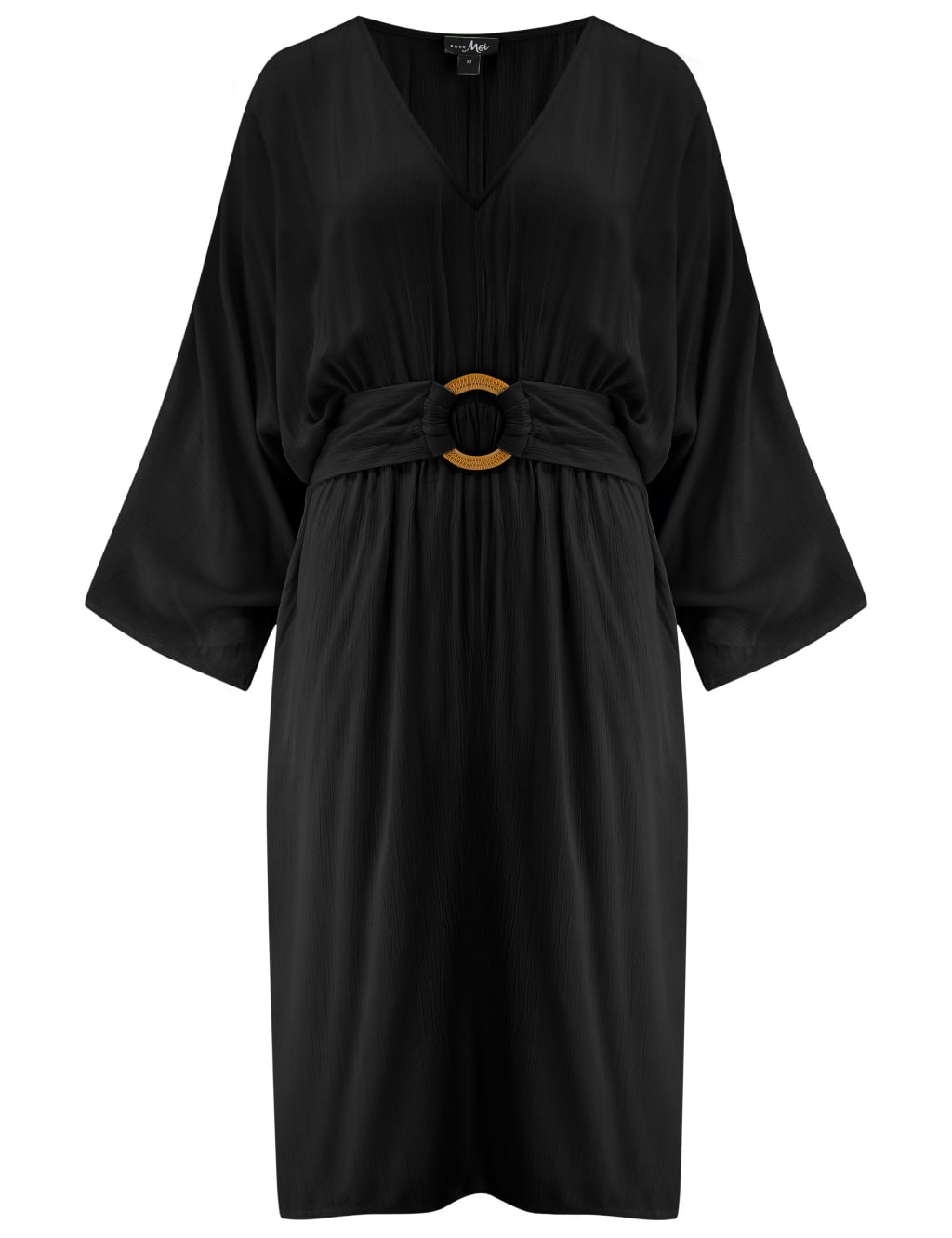Crinkle V-Neck Beach Cover Up Kaftan 2 of 6