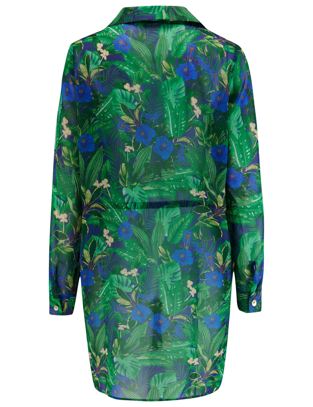 Printed Collared Beach Shirt 6 of 10