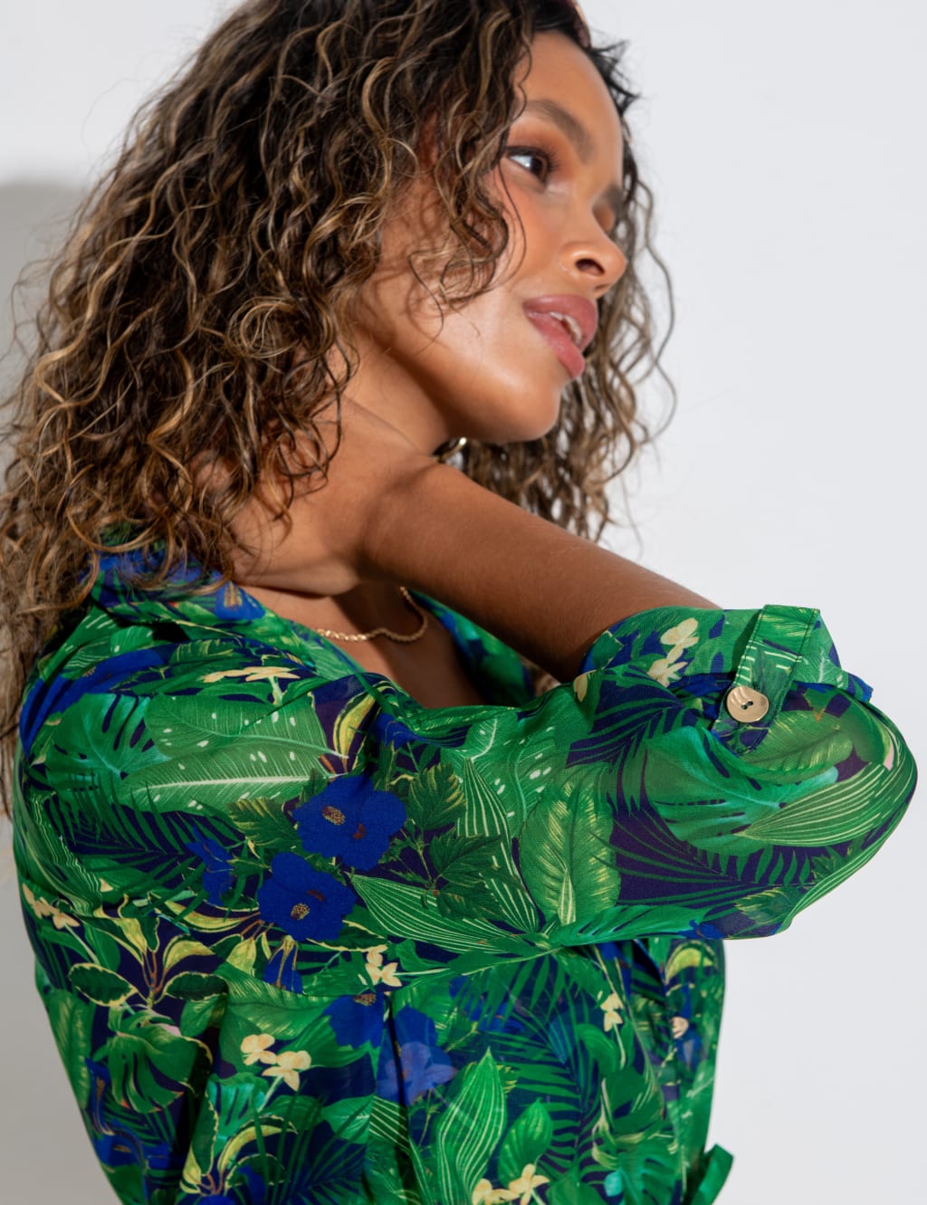 Printed Collared Beach Shirt 7 of 10