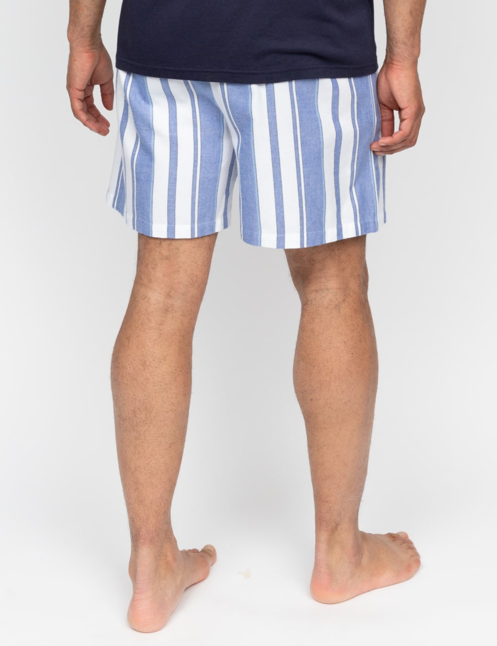 Pure Cotton Striped Pyjama Shorts 4 of 4