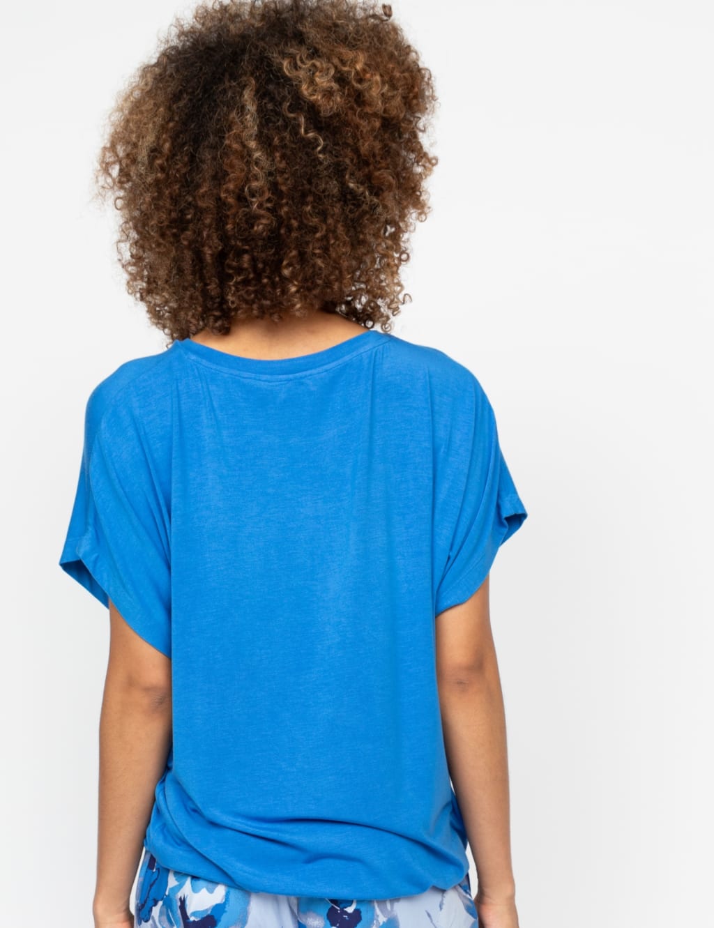 Jersey Cap Sleeve Pyjama Top 3 of 3