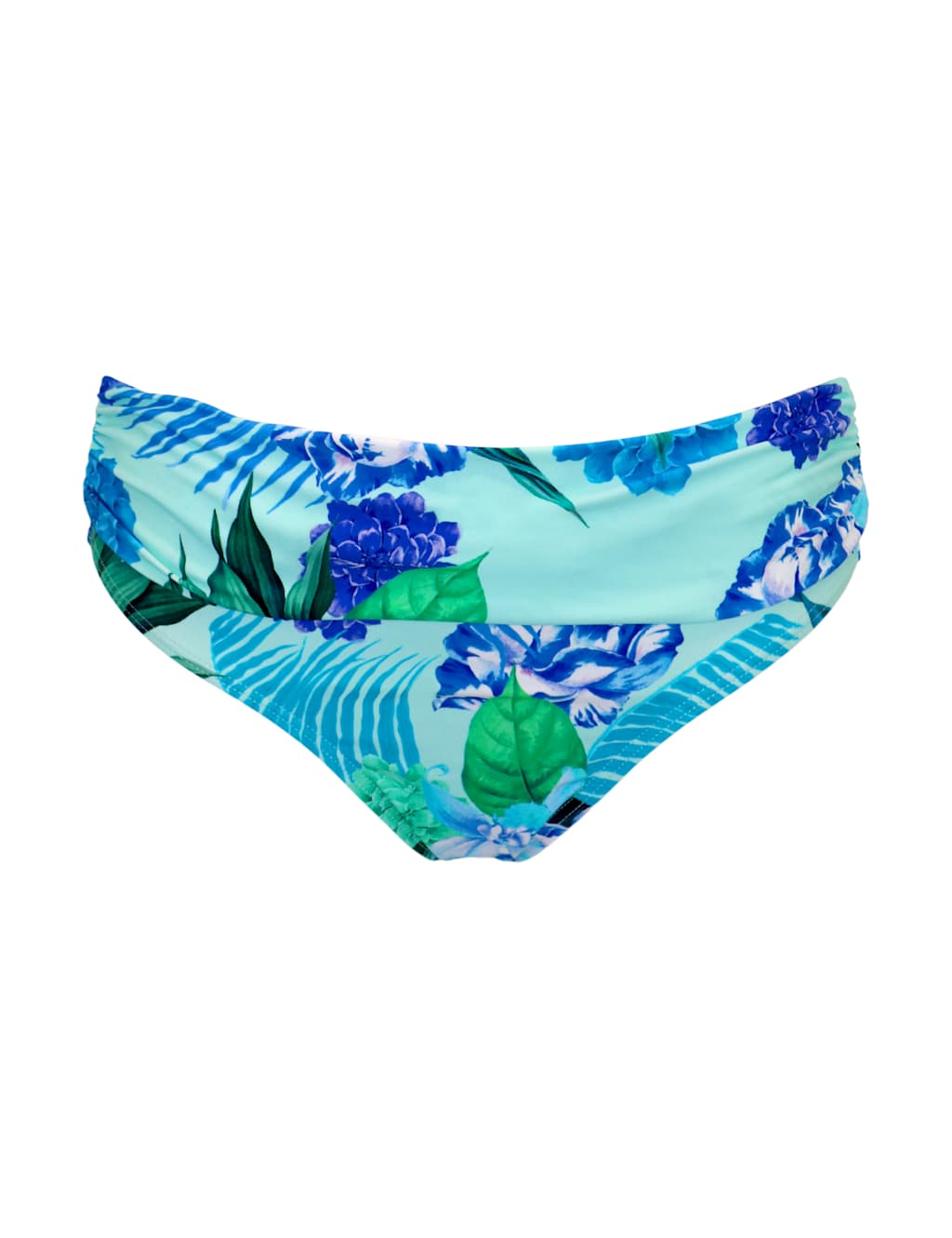 Free Spirit Floral Roll Top Bikini Bottoms 2 of 10