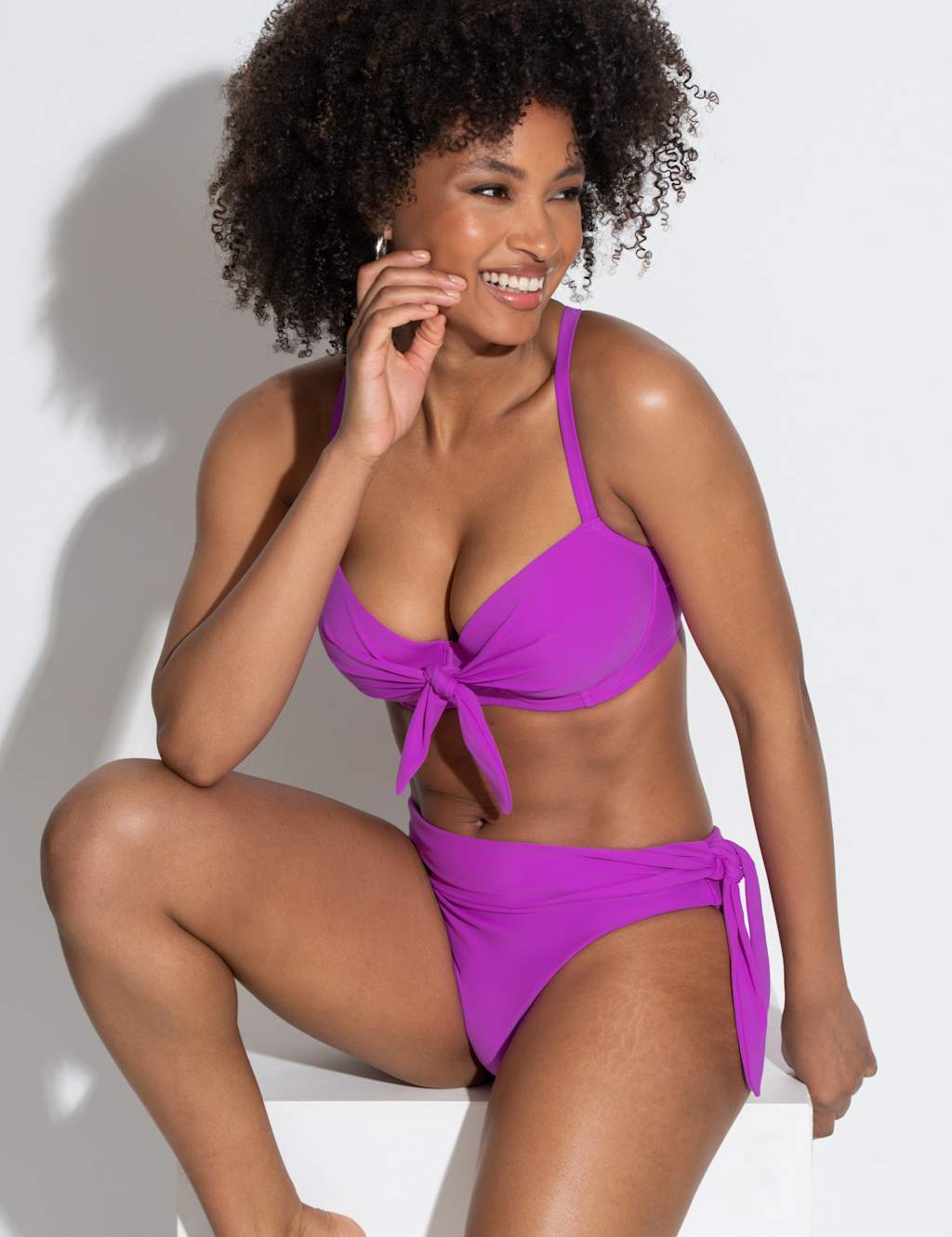 Rosa Cove Convertible Plunge Bikini Top B-G 3 of 7