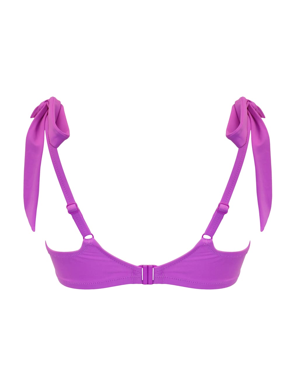 Rosa Cove Wired Tie Detail Plunge Bikini Top C-G 9 of 9
