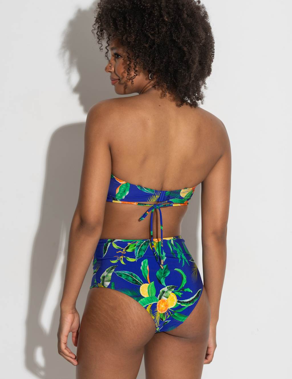 Santa Cruz Printed Wired Bandeau Bikini Top B-F 3 of 10
