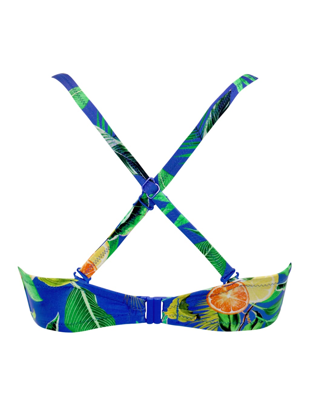 Santa Cruz Printed Wired Bandeau Bikini Top B-F 8 of 10