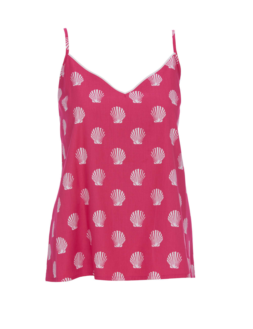Cotton Modal Shell Print Cami Top 2 of 4