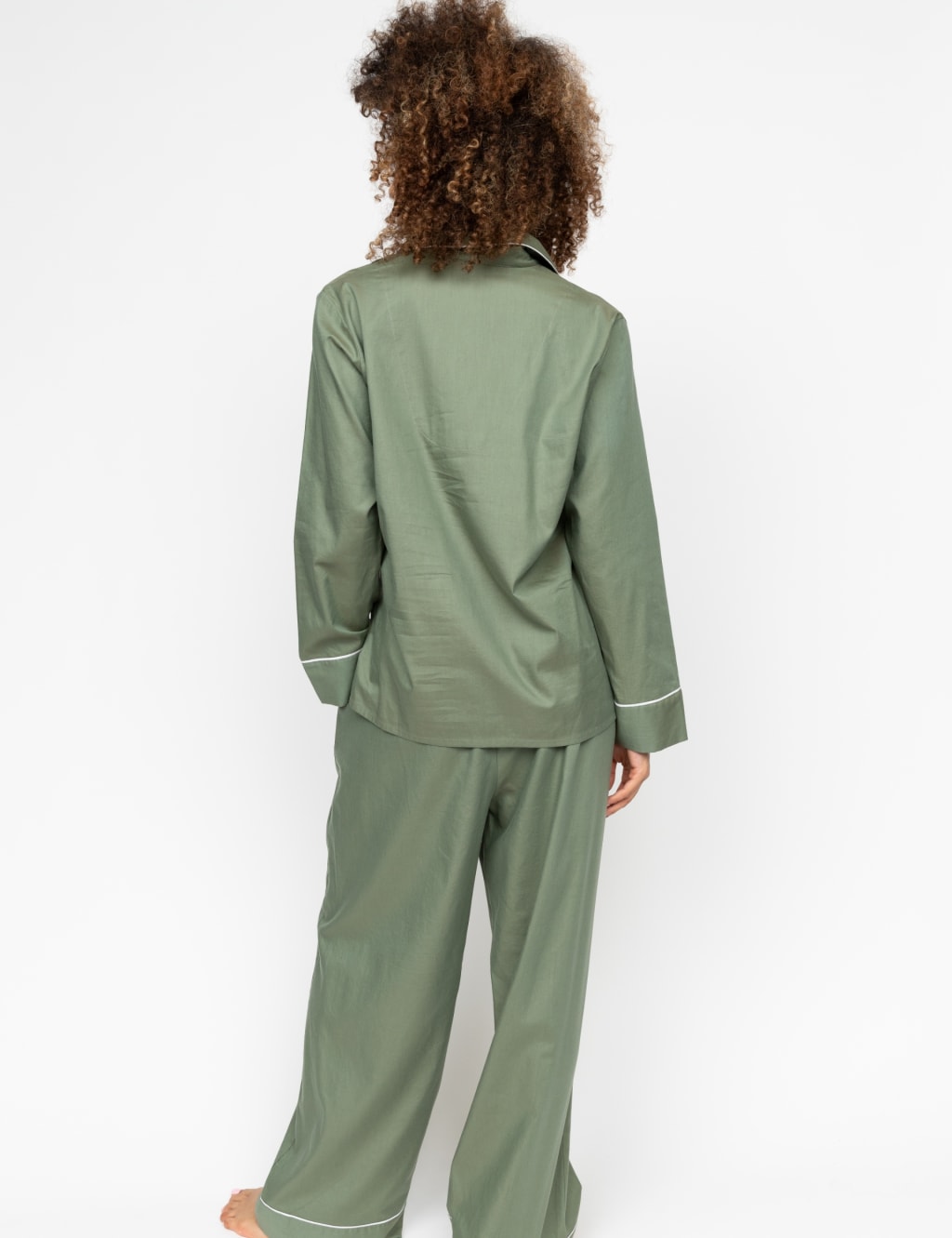 Cotton Modal Revere Pyjama Set 4 of 4