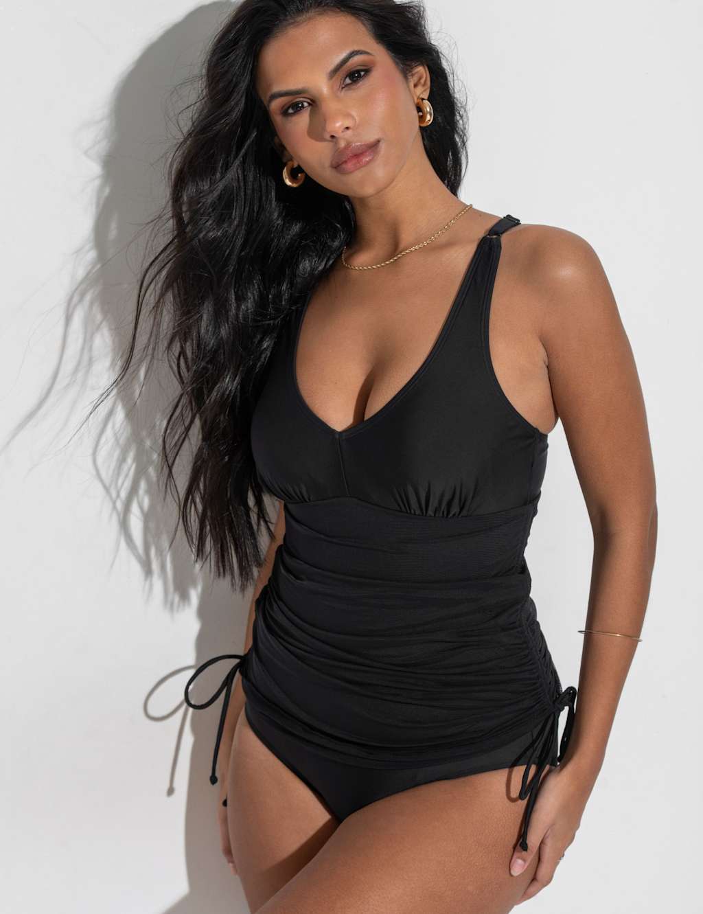 Skirted V-Neck Swimsuit 6 of 11