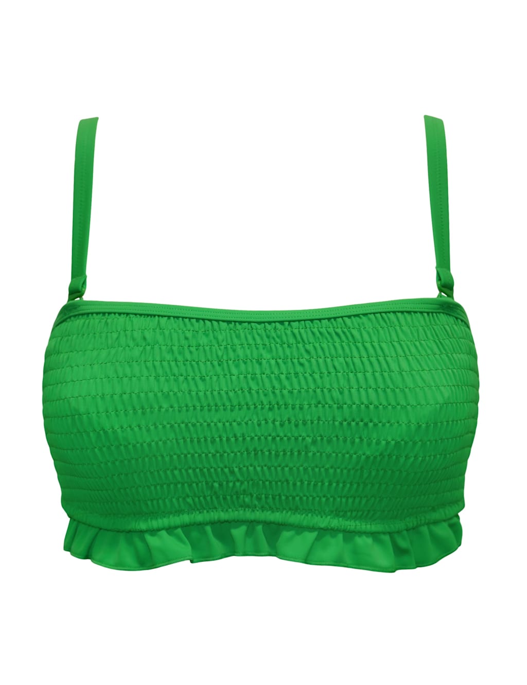 Free Spirit Wired Shirred Bandeau Bikini Top C-G 2 of 11
