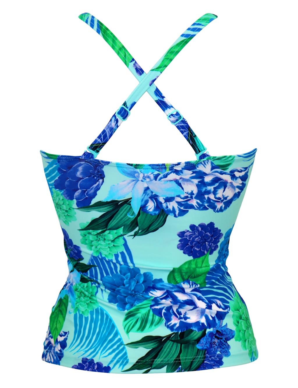 Free Spirit Floral Bandeau Tankini Top 8 of 9